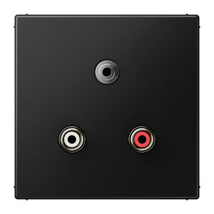 Afdekking matzwart voor Audio/Jack LS990