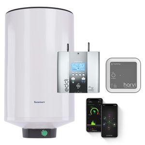 Elektrische boiler totaalpakket SunSmart 120ltr. 150-2950W incl. energieverdeler EDDI+CT-klem