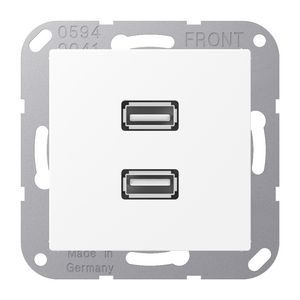 Afdekking A500 matwit voor 2xUSB