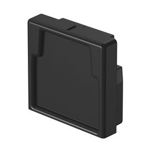 Eindkap kabelkanaal 30x30mm thermopl. RAL9011 VVE=5