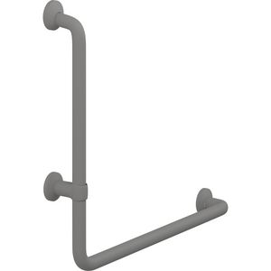 Handgreep met bocht 90 links 400x475mm PLUS antraciet