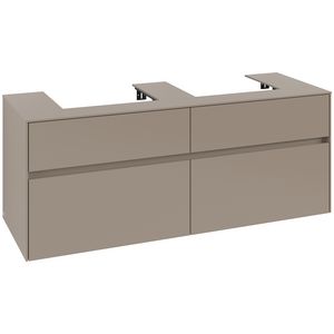 Wastafelonderkast Collaro 1400x548x500mm Taupe C07600VM