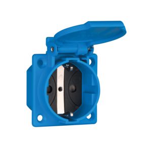 Toestelcontactdoos geaard inbouw schroefkl. IP54 bl. VVE=100
