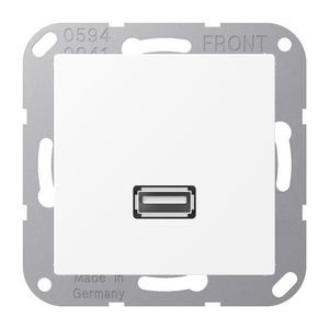 Afdekking A500 matwit voor 1xUSB