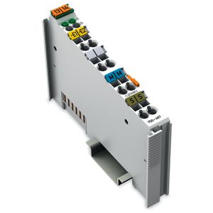 2-kanaals analoge ingang DC 0-10V Single ended lichtgrijs