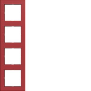 Afdekraam 4-voudig A.1 rood glanzend
