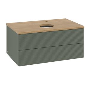 Wastafelonderkast Antao 800x360x500mm L.Green Matt Lacquer K19151HL