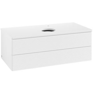 Wastafelonderkast Antao 1000x360x500mm White Matt Lacquer K20150MT