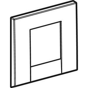 Urinoir afdekplaat infrarood Bolero glans chroom