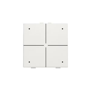 4-voudig drukknop leds/comfortsens. HomeControl white