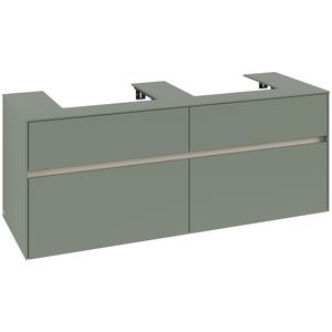 Wastafelonderkast Collaro 1400x548x500mm Soft Green C07600AF