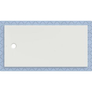 Douchevloer CleanFloor30 geïntegreerd met afdichtingsvlies wit: 180x90cm