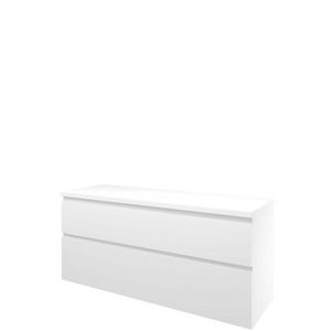 Proline Top Set Top afdekplaat en OK a-Sym Mat wit 140x46
