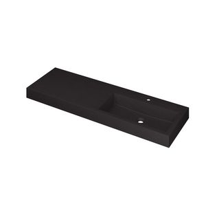 Wastafel Quartz wasbak rechts met 1 kraangat 3421259