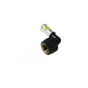 Schroefbus haaks GAS 6PKG persaansluiting 20x3/4" bn. kunststof