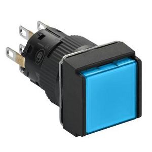 Drukknop Verlicht Verzonken terugv 16mm 24V 2 OC B VVE=5