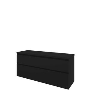 Proline Top Set Top afdekplaat en OK a-Sym Mat zwart 140x46