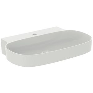 LINDA-X Wastafel 75X50X13CM + kr.gat z. overl. gesl. Silk WH