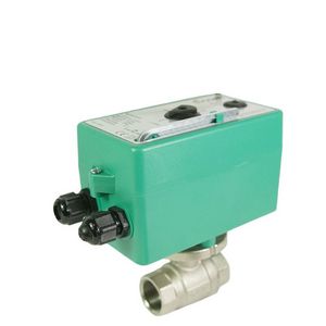 Motorkogelkraan 3/4" 230V 2-weg