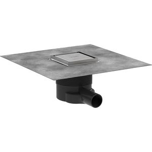 Douchegoot RainDrain compl.set 100/100 Stainless Steel