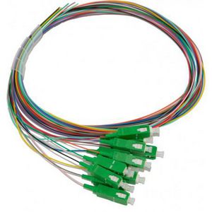 SC/apc Pigtail SM OS2 12 pieces 30mm striplength 2mtr.