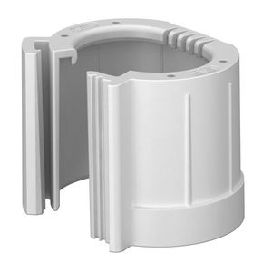 Eindpunt, deelbaar metrisch M16 polyeth. li.grijs VVE=50