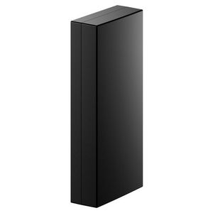 Afdekplaat bevestigingsboringen opklapbare steunen zwart mat