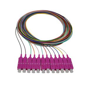 SC/upc Pigtail mm OM4 12 pieces 30mm striplength 2mtr.