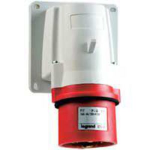 Toestelcontactstop 400V 32A 4P IP44 rood P17 Tempra