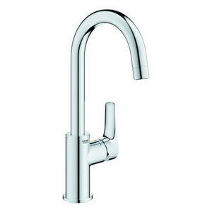 Eurosmart L-size wastafelmengkraan hoge uitloop incl. push-open plug 1.1/4" (prof)