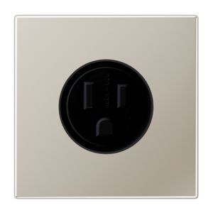 Wandcontactdoos US-Nema 15A LS edelstaal