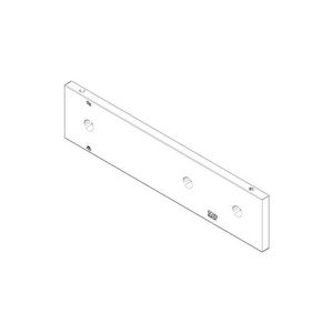Rozet 2 kleppen omst.Staand model 248x55,5x8,5mm champ.