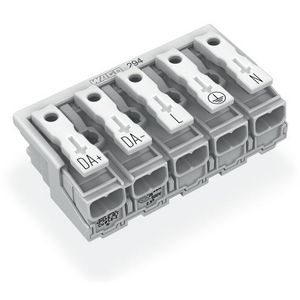 Kroonklem Drukknop extern z. PE-contact wit 294-5035 VVE=250