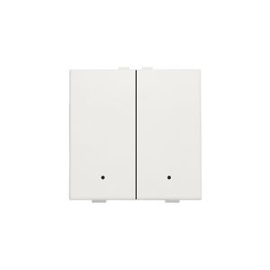 2-voudige drukknop leds/comf.sens. HomeControl white