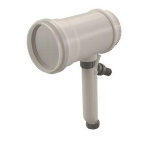 Eindstuk Rolux cascade met condensopvang 125mm