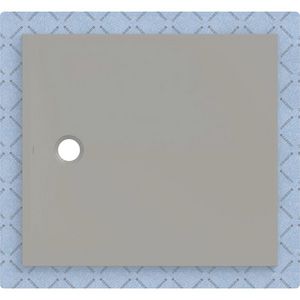 Douchevloer CleanFloor30 geïntegreerd met afdichtingsvlies grijs: 110x100cm