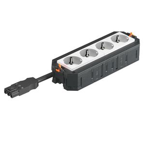 Universele drager connect WINSTA VDE 4v. wit 208x76x45