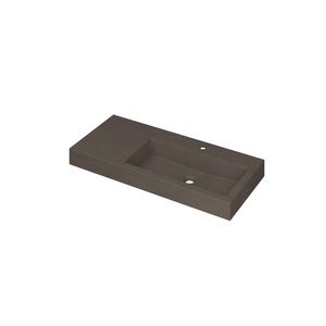 Wastafel Quartz wasbak rechts met 1 kraangat 3421439
