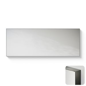 Spiegel Metallic Line Rectangle brushed GunMetal 160x60cm