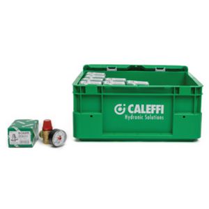 Promopakket 20st. veiligheidsklep met manometer 1/2" in box