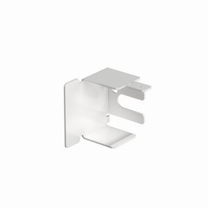 Eindstuk 30x30mm /gelaagd puur wit VVE=10