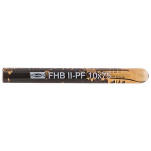 Glascapsule FHB II-PF 10x75mm snelhardend VVE=10