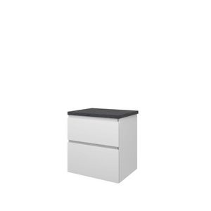 Proline Top afdekplt hardst en OK a-Sym Mat wit/BLuSt 60x46