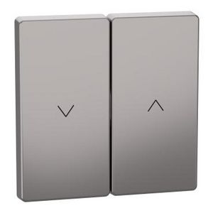 Seriewip voor jaloezieschakelaar Nikkel metallic Systeem D
