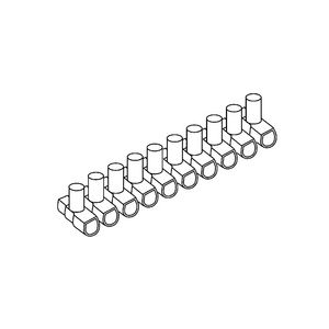 Verbindingsklemmenstrook B100 VVE=10