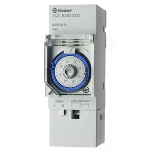 Tijdschakelklok 1 wisselcontact 16A 230V AC 12.01.8.230.0000