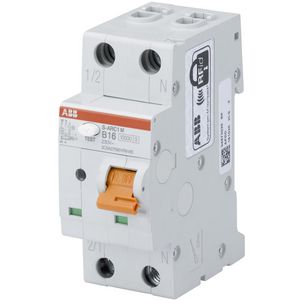 Installatieautomaat Arc fault MCB 1-polig + Nul B-karakteristiek 10A