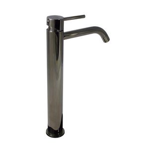 Wastafelmengkraan LIGHT 1-h highriser sprong 162mm zwart nikkel