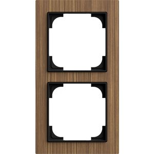 Afdekraam 2v art-hout walnoot