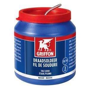 Draadsoldeer Tin/Lood 50/50 massief Ø3mm pot 500g VVE=6
